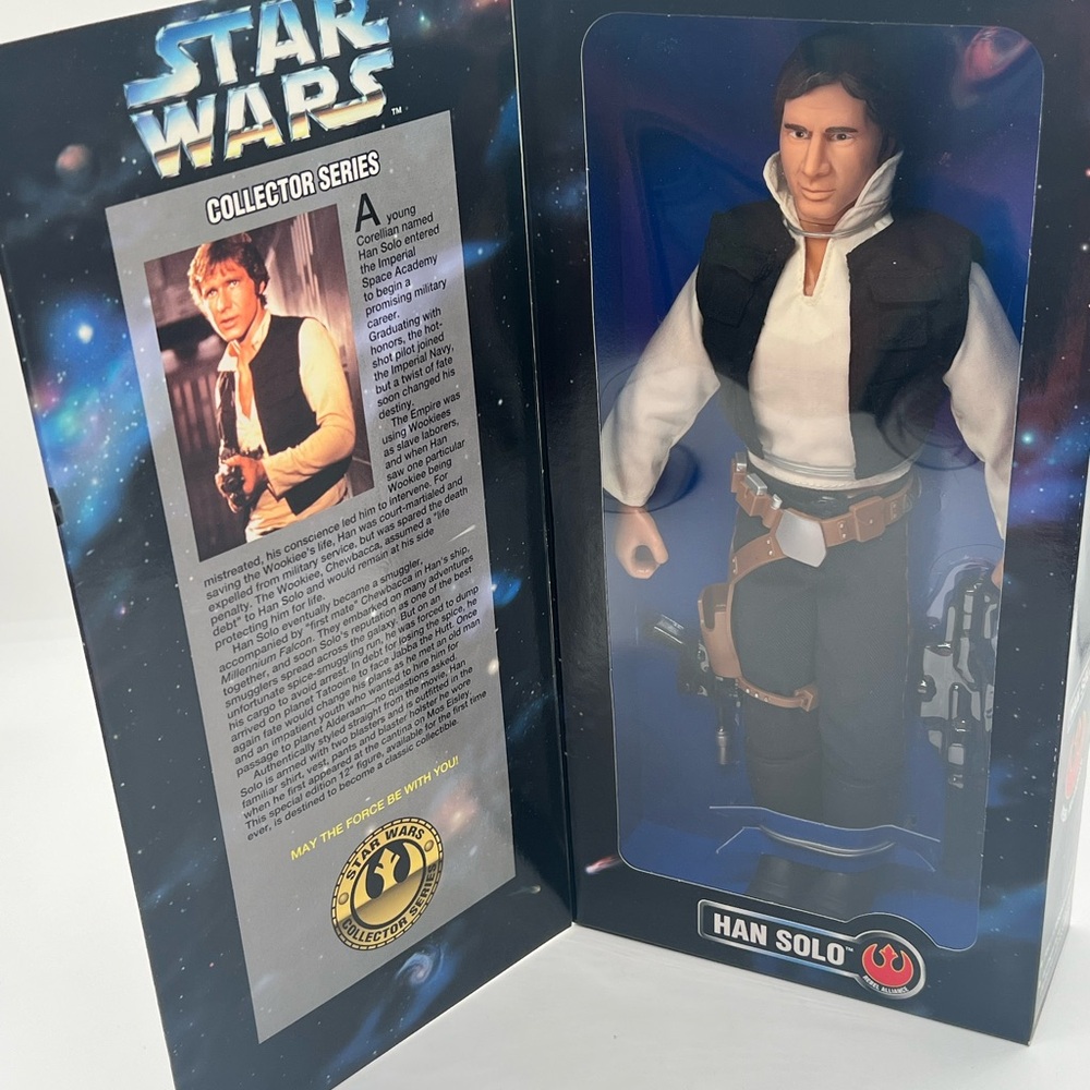 Star Wars Han Solo Action Figure - Black and White